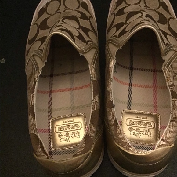 Coach Brown Beal Signature Slip on Loafer Sneakers - Picture 8 of 11